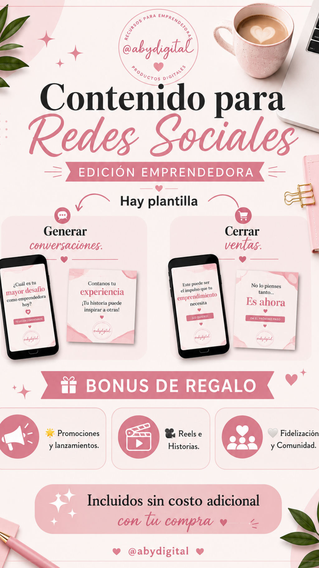 Kit Premium de Contenido para Redes Sociales | Editable en Canva